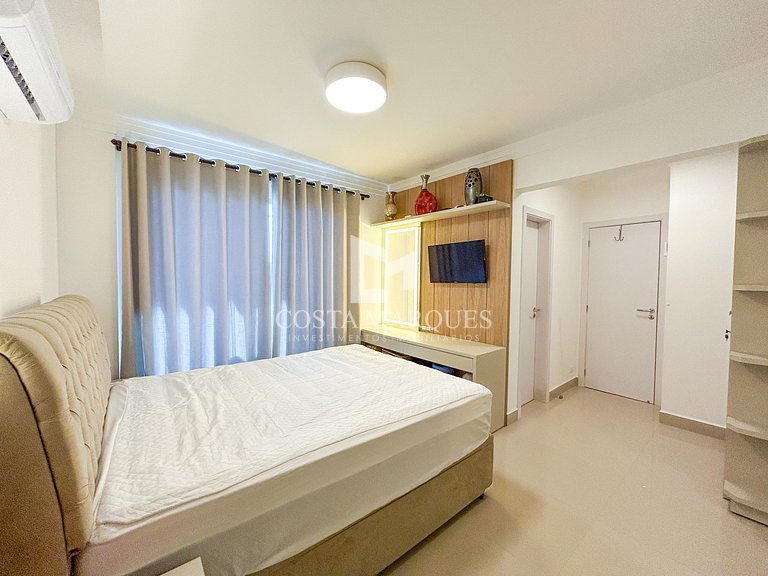 Cobertura com vista para o mar | 3 Suítes | 10 Pessoas