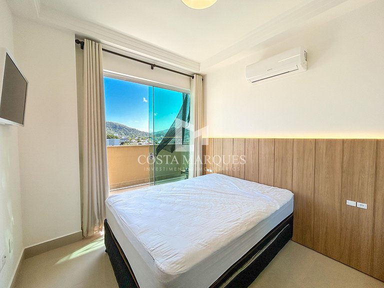 Cobertura com vista para o mar | 3 Suítes | 10 Pessoas
