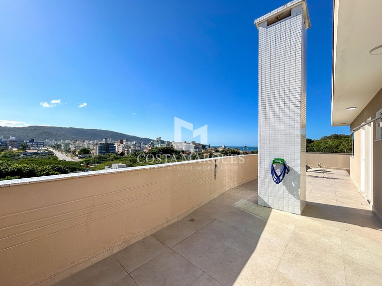 Cobertura com vista para o mar | 3 Suítes | 10 Pessoas