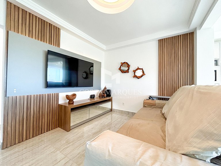 Cobertura com vista para o mar | 3 Suítes | 10 Pessoas