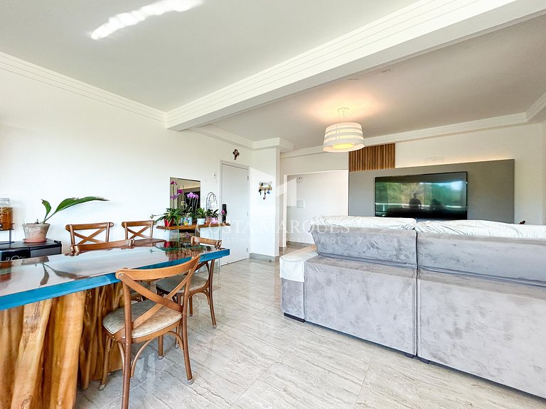 Cobertura com vista para o mar | 3 Suítes | 10 Pessoas