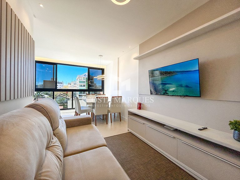 APTO NOVO | 250M da praia, com piscina.