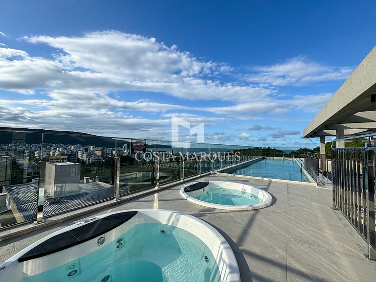 Apartamento 1 dormitório com piscina
