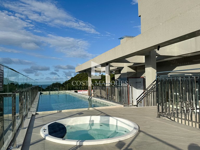 Apartamento 1 dormitório com piscina