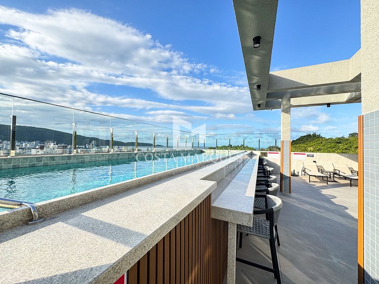 Apartamento 1 dormitório com piscina