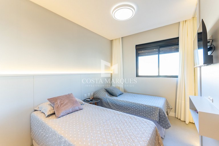 Apartamento 2 suítes com piscina