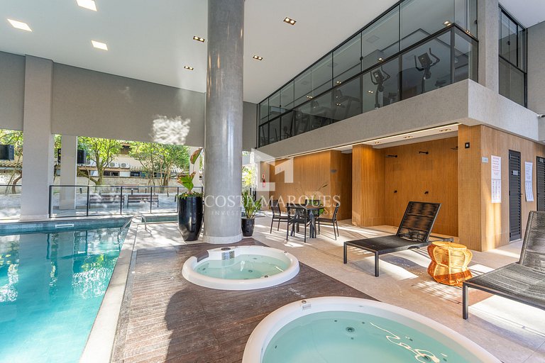 Apartamento 2 suítes com piscina
