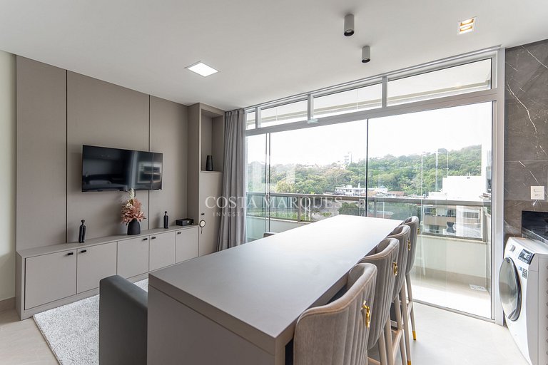 Apartamento 1 dormitório com piscina