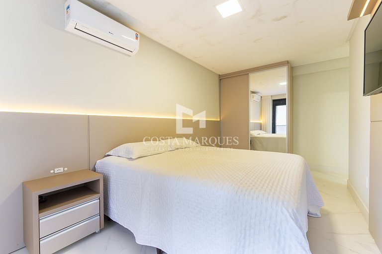 Lindo apartamento 2 suítes com piscina
