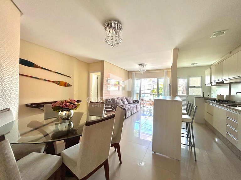 Apartamento 3 dormitórios a 100 metros do mar