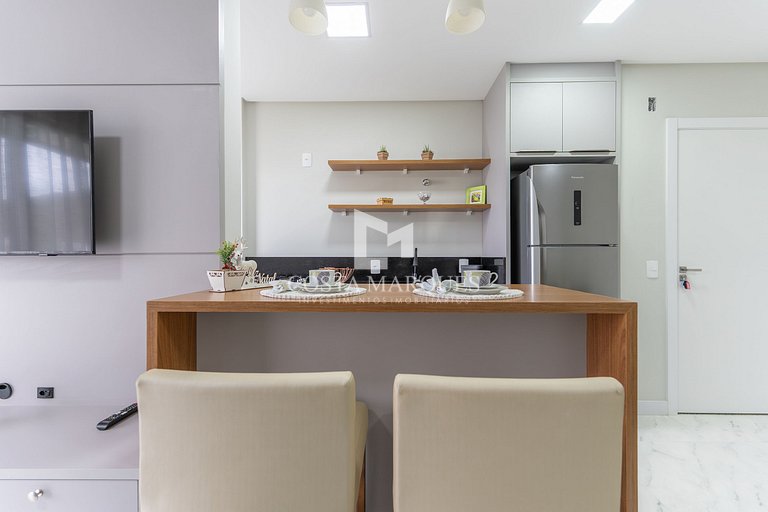 Apartamento 2 suítes com piscina em Bombas / SC