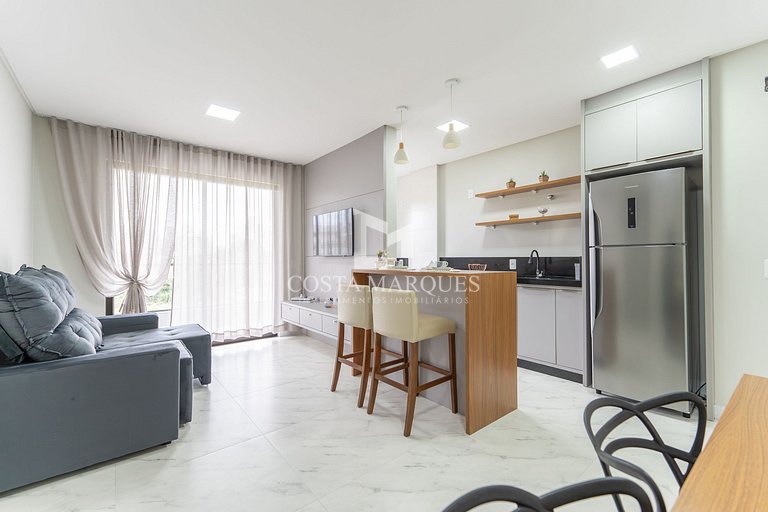 Apartamento 2 suítes com piscina em Bombas / SC