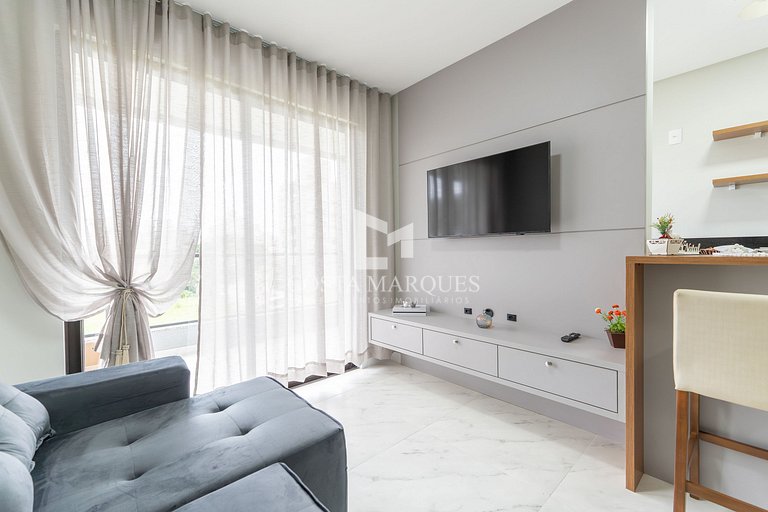 Apartamento 2 suítes com piscina em Bombas / SC