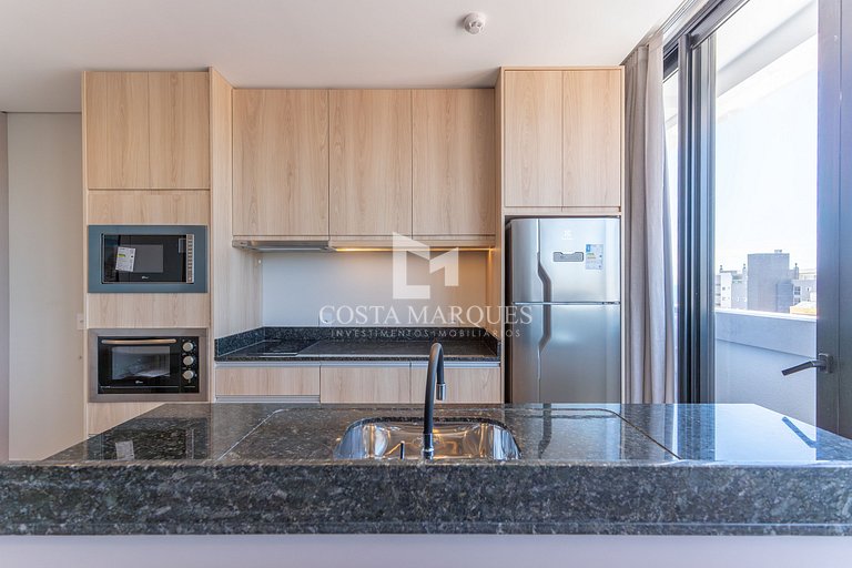 Flat com piscina em Bombas / SC