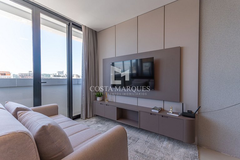 Flat com piscina em Bombas / SC