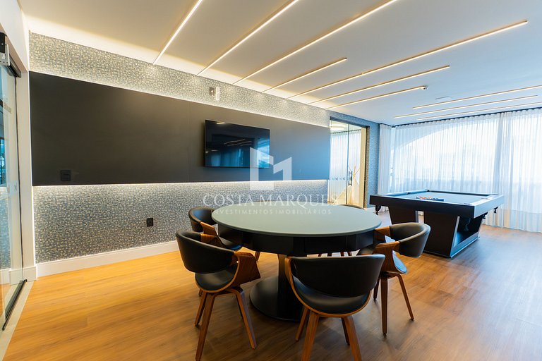 Flat com piscina em Bombas / SC