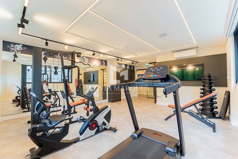 Flat com piscina em Bombas / SC